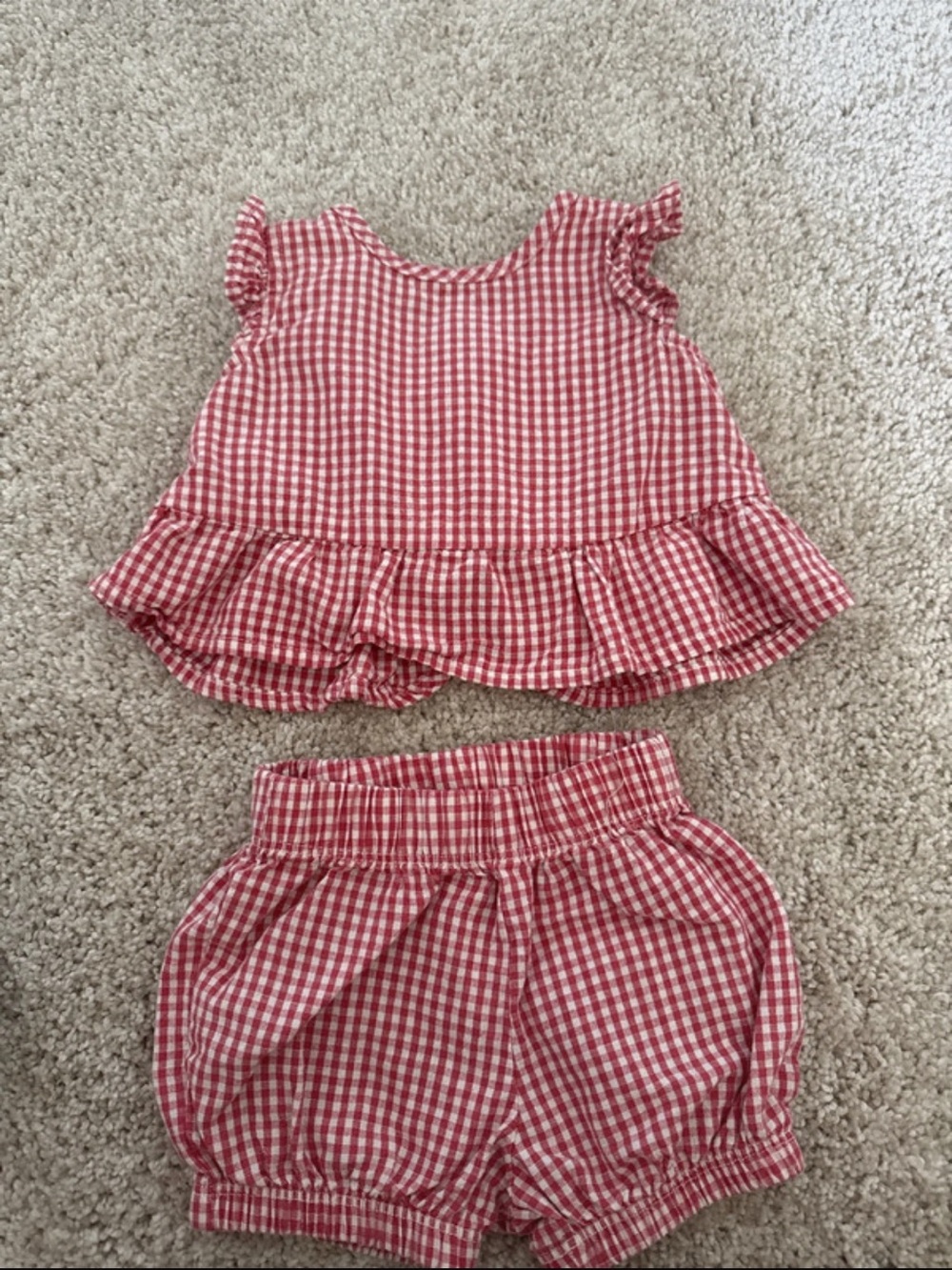 Little Planet Gingham Set